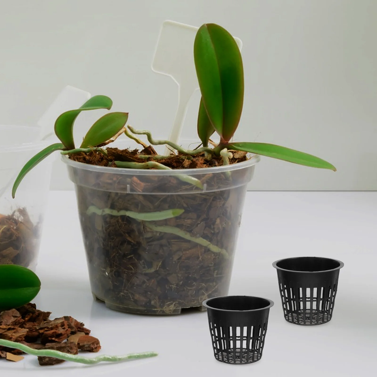 10Pcs Hydroponic Orchid Pots Mesh Net Planters for Indoor Outdoor Gardening Plastic Nursery Cups Drainage Aeration Grow
10Pcs Hydroponic Orchid Pots Mesh Net Planters for Indoor Outdoor Gardening Plastic Nursery Cups Drainage Aeration Grow