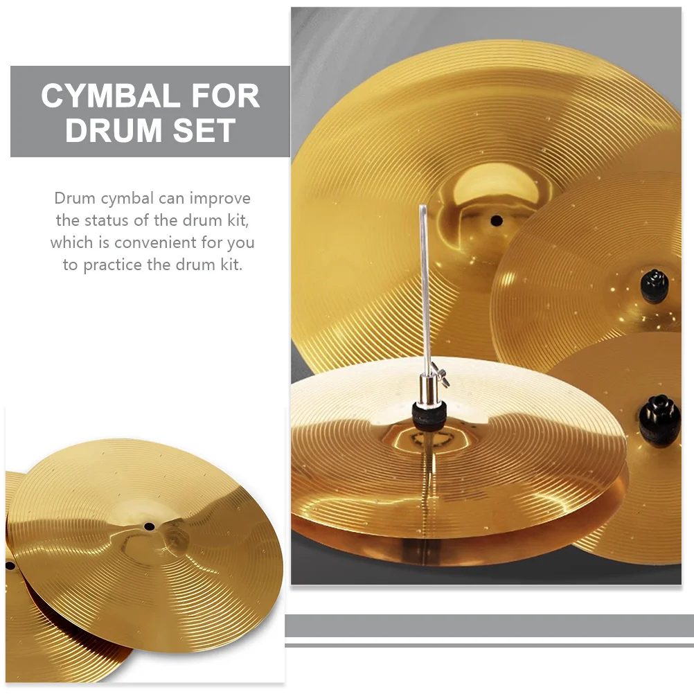 Cymbal Brass Alloy Replacement For Jazz Drum Kit Durable Metal Clear Sound Drum Cymbals Cymbals Clear Sound Quality
Cymbal Brass Alloy Replacement For Jazz Drum Kit Durable Metal Clear Sound Drum Cymbals Cymbals Clear Sound Quality