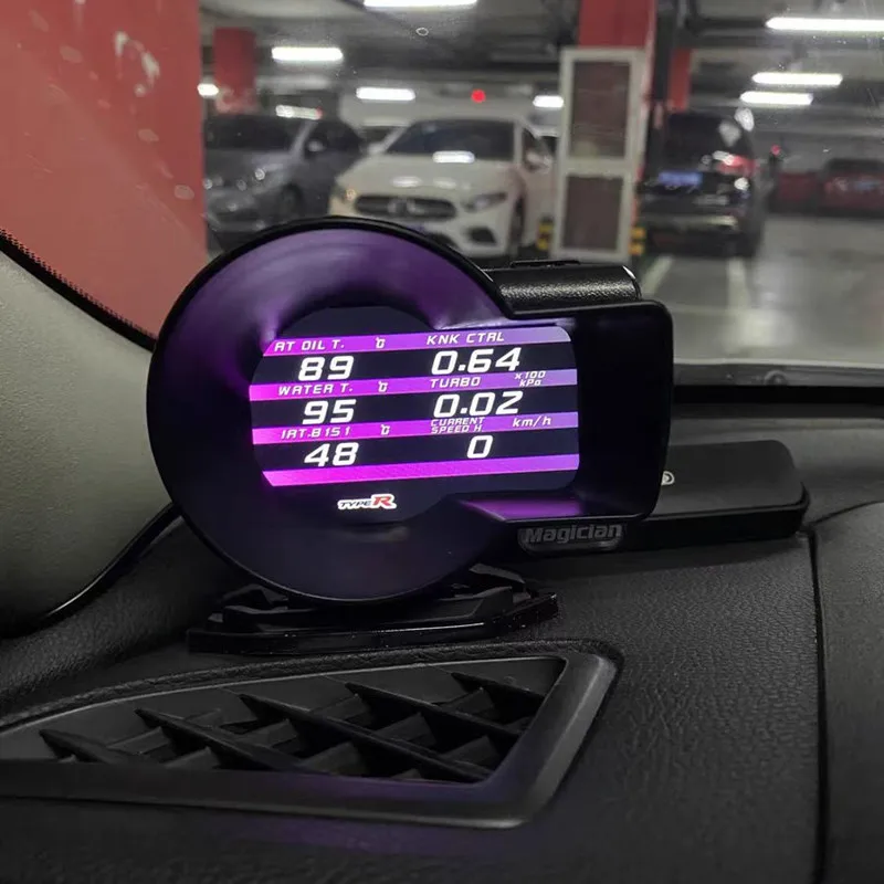 OBD2 New Car Magician Gauge Water Temperature Turbo Boost Voltage Speed with Alarm
OBD2 New Car Magician Gauge Water Temperature Turbo Boost Voltage Speed with Alarm