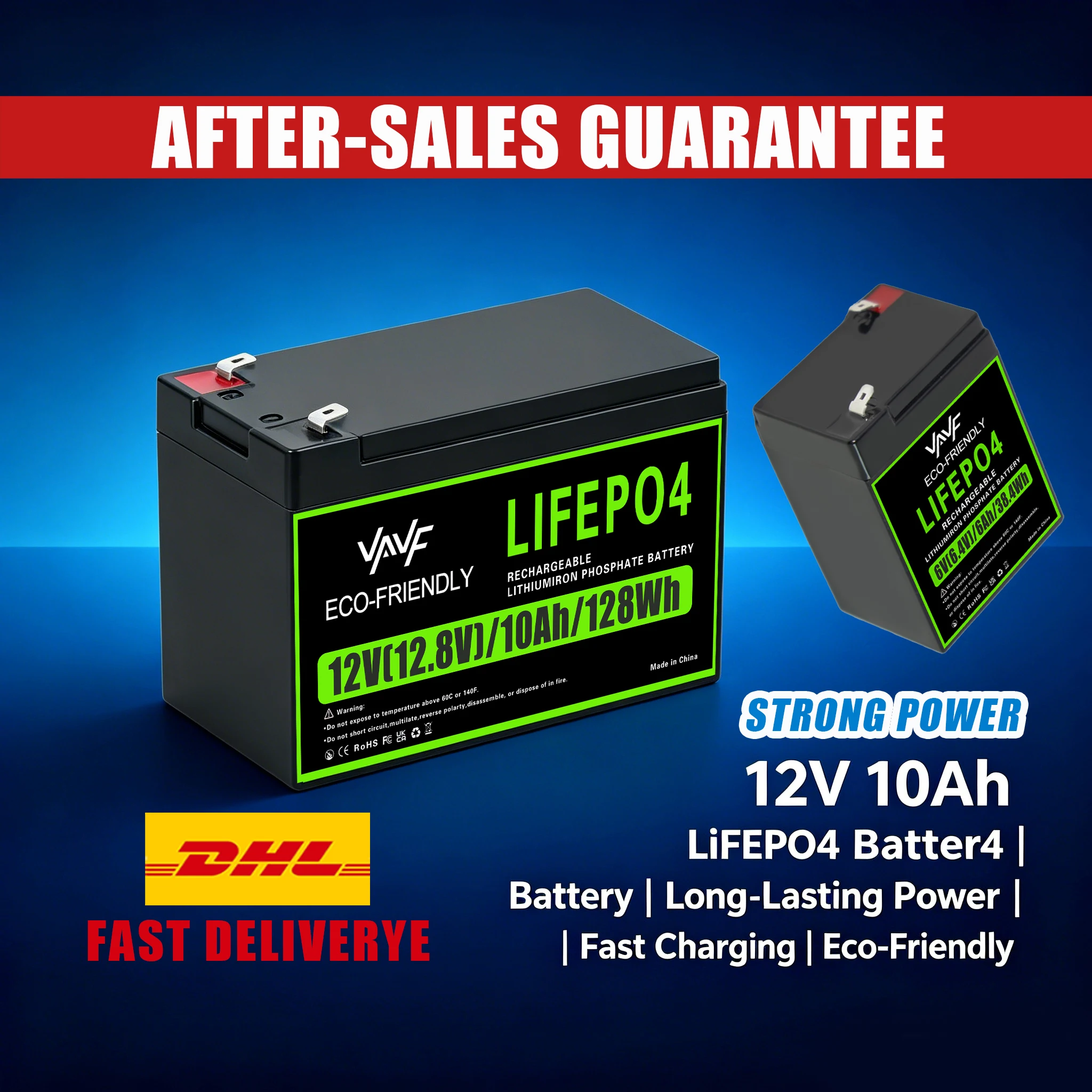 10Ah 12V Rechargeable Lifepo4 Battery fit Phosphate Battery️BMS for Ups⚙️Reliable RV,Off-Grid,Marine&Solar Applications
10Ah 12V Rechargeable Lifepo4 Battery fit Phosphate Battery️BMS for Ups⚙️Reliable RV,Off-Grid,Marine&Solar Applications