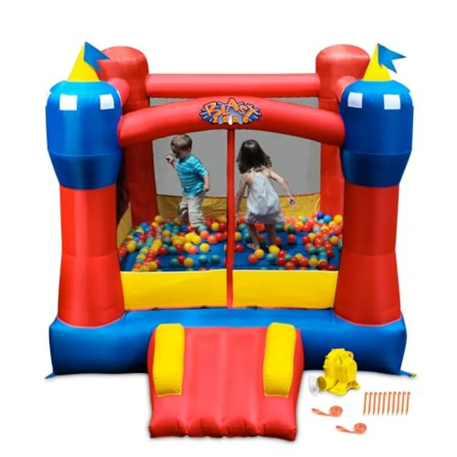 Blast Zone Magic Castle Inflatable Bounce House with Blower Premium Quality Indoor Outdoor Portable Sets Up in Seconds
Blast Zone Magic Castle Inflatable Bounce House with Blower Premium Quality Indoor Outdoor Portable Sets Up in Seconds