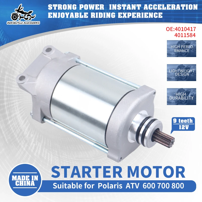 SJ 4010417 Starter Motor For Polaris Sportsman ATV 600 Ranger 700 RZR 800 Frontier Trail Boss RZR 800 RZR S Snowmobile OE4011584
SJ 4010417 Starter Motor For Polaris Sportsman ATV 600 Ranger 700 RZR 800 Frontier Trail Boss RZR 800 RZR S Snowmobile OE4011584