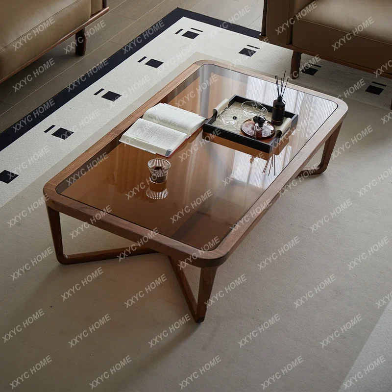 Simple and modern small apartment glass coffee table, living room
Simple and modern small apartment glass coffee table, living room