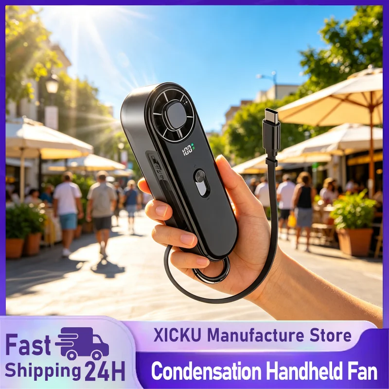 Portable Ice Cooling Fan 100 Speed 10000mAh Power Bank With Flashlight Aluminum Body Handheld Fan For Camping Commute Office
Portable Ice Cooling Fan 100 Speed 10000mAh Power Bank With Flashlight Aluminum Body Handheld Fan For Camping Commute Office