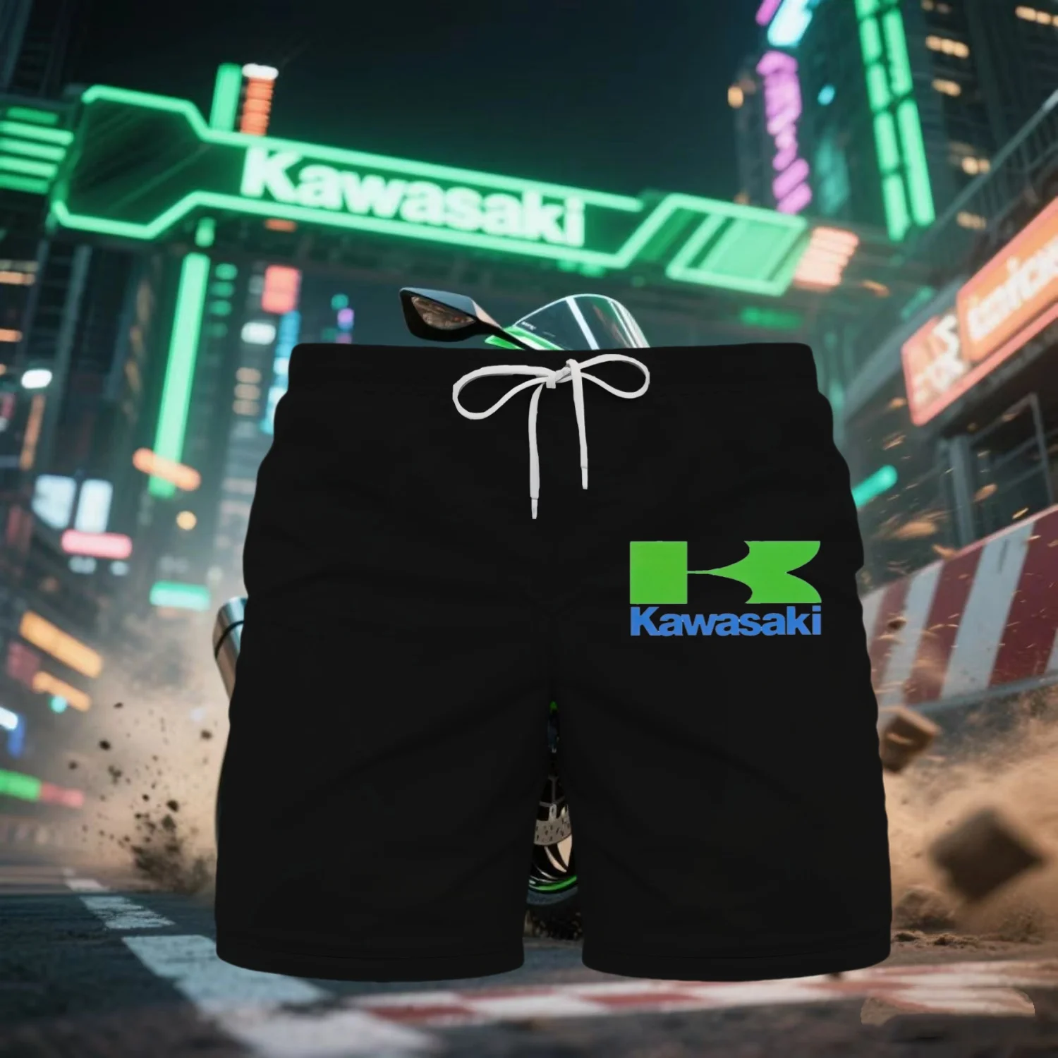 Летние спортивные трендовые быстросохнущие дышащие мотоциклетные шорты Kawasaki, тонкие удобные шорты для мотоциклетных видов спорта
Летние спортивные трендовые быстросохнущие дышащие мотоциклетные шорты Kawasaki, тонкие удобные шорты для мотоциклетных видов спорта