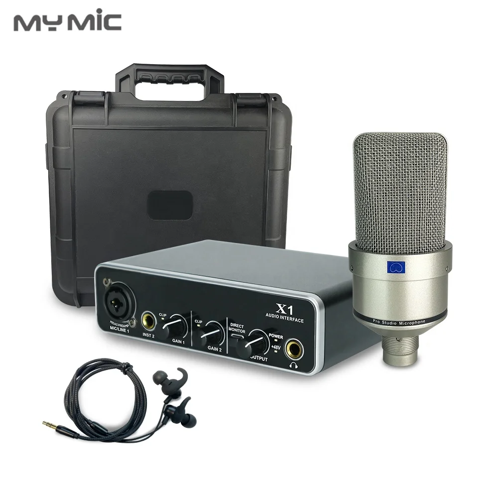 Конденсаторный студийный микрофон MX16 с звуковой картой, аудиоинтерфейсом и наушниками для YouTube, подкастинга и пения
Конденсаторный студийный микрофон MX16 с звуковой картой, аудиоинтерфейсом и наушниками для YouTube, подкастинга и пения