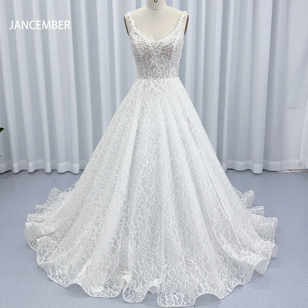 Exquisite Spaghetti Straps A-line Wedding Dress 2026 New Romantic Princess Bridal Gown Customized vestidos para mujer HX07
Exquisite Spaghetti Straps A-line Wedding Dress 2026 New Romantic Princess Bridal Gown Customized vestidos para mujer HX07