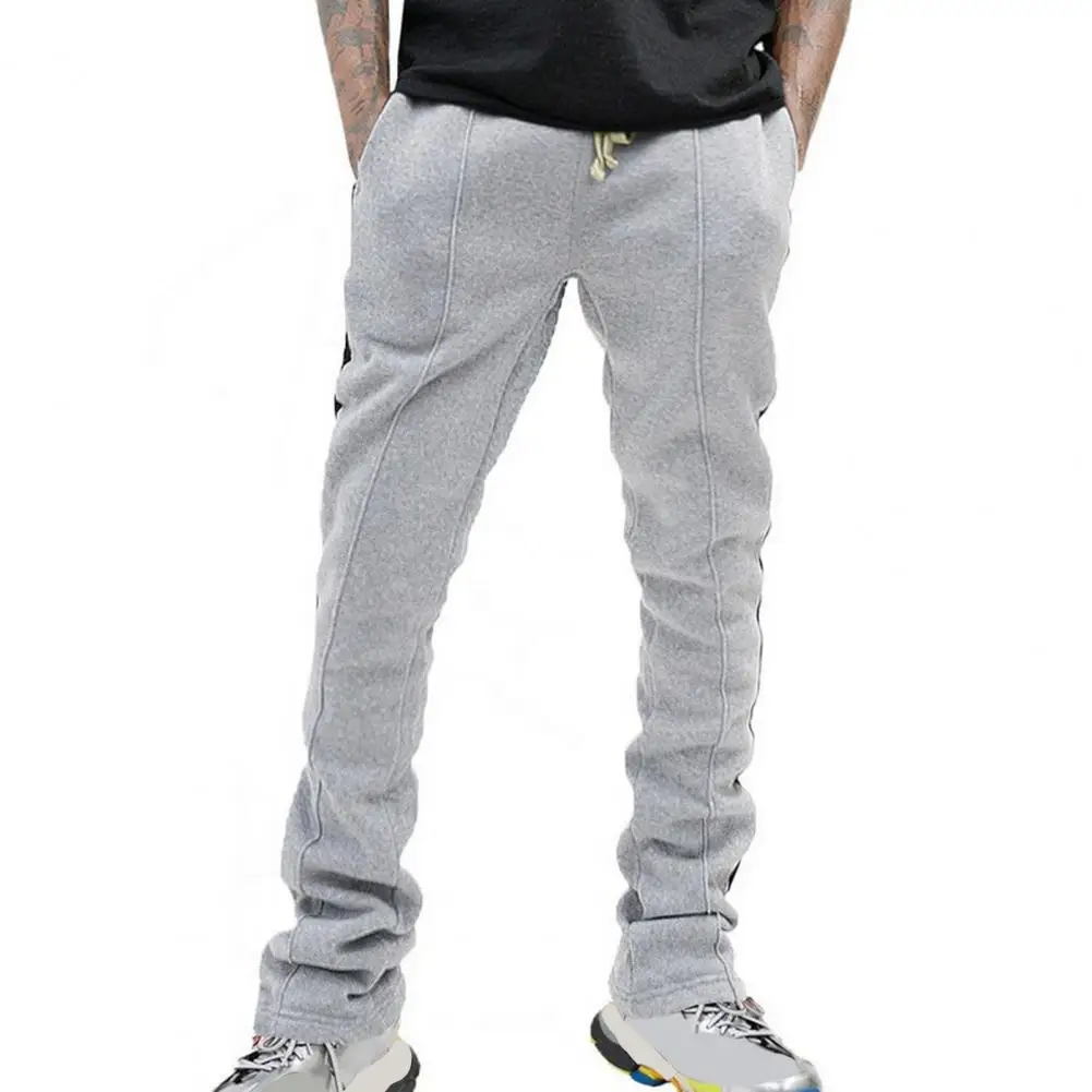 Slim Fit Sweatpants Men's Athletic Sweatpants with Side Pockets Drawstring Waist Stripe Patchwork Gym Training Joggers for Men
Slim Fit Sweatpants Men's Athletic Sweatpants with Side Pockets Drawstring Waist Stripe Patchwork Gym Training Joggers for Men