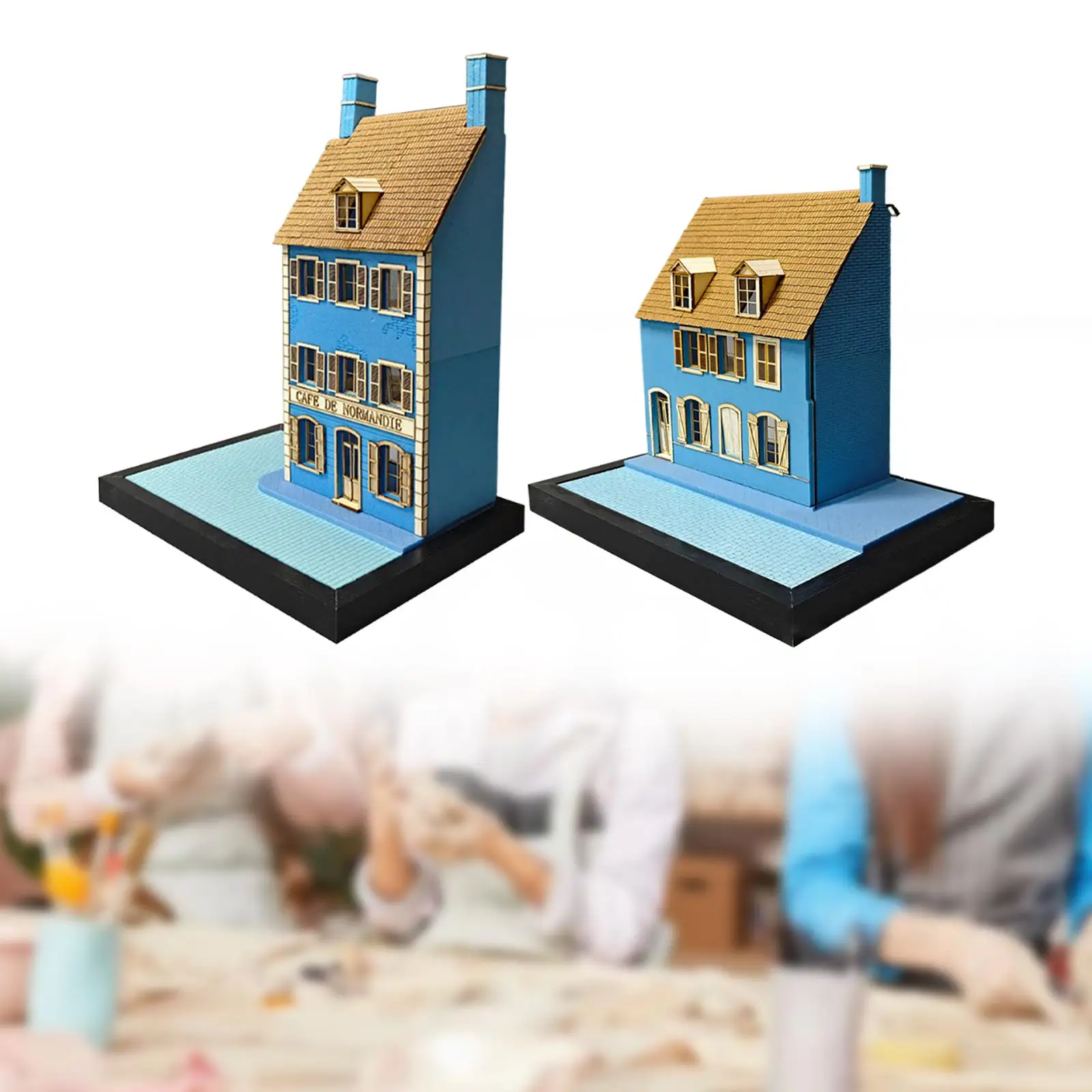 1/35 HO House Building Railway Layout, Landscape Architecture Scene Assembled Model for Model Railway Architecture
1/35 HO House Building Railway Layout, Landscape Architecture Scene Assembled Model for Model Railway Architecture