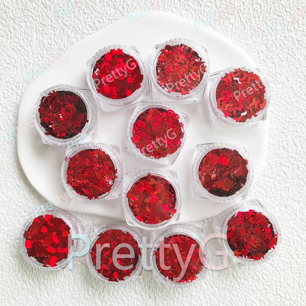 PrettyG 1 комплект, 12 цветов, коробка, голографические красные блестки, блестящая форма ко Дню святого Валентина, блестки для ногтей для смолы, украшение для дизайна ногтей «сделай сам»
PrettyG 1 комплект, 12 цветов, коробка, голографические красные блестки, блестящая форма ко Дню святого Валентина, блестки для ногтей для смолы, украшение для дизайна ногтей «сделай сам»
