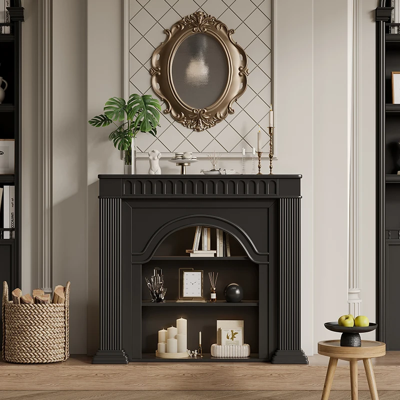 Fireplace decorative cabinet American retro living room fireplace side cabinet entry fireplace porch cabinet
Fireplace decorative cabinet American retro living room fireplace side cabinet entry fireplace porch cabinet