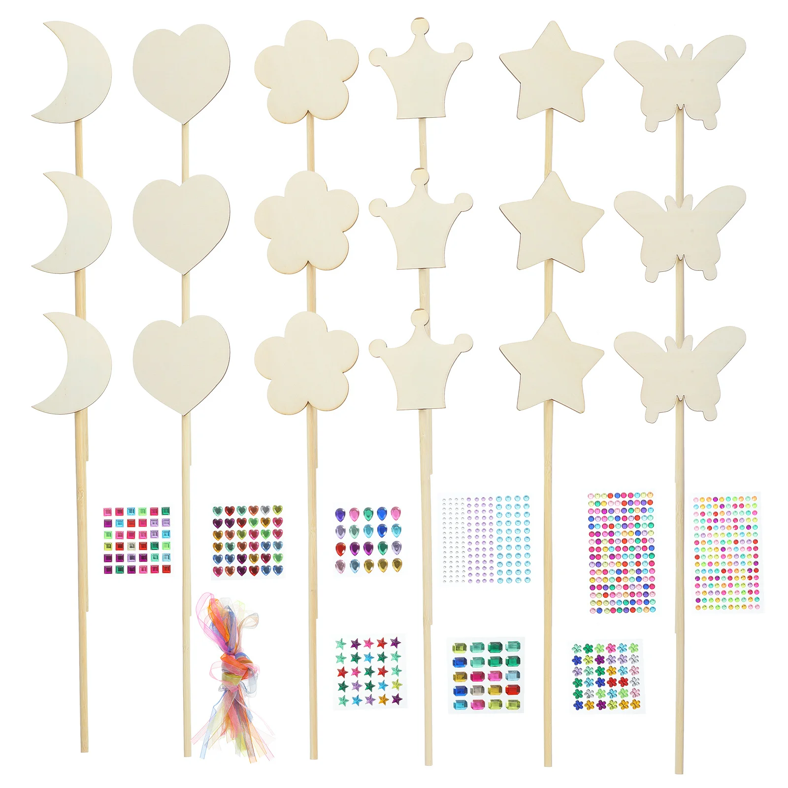 Vaguelly Wooden Fairy Set for Girls Brain Game Princess Toy Kit with Ribbon Snow Gauze Belt and Star Painted Props
Vaguelly Wooden Fairy Set for Girls Brain Game Princess Toy Kit with Ribbon Snow Gauze Belt and Star Painted Props