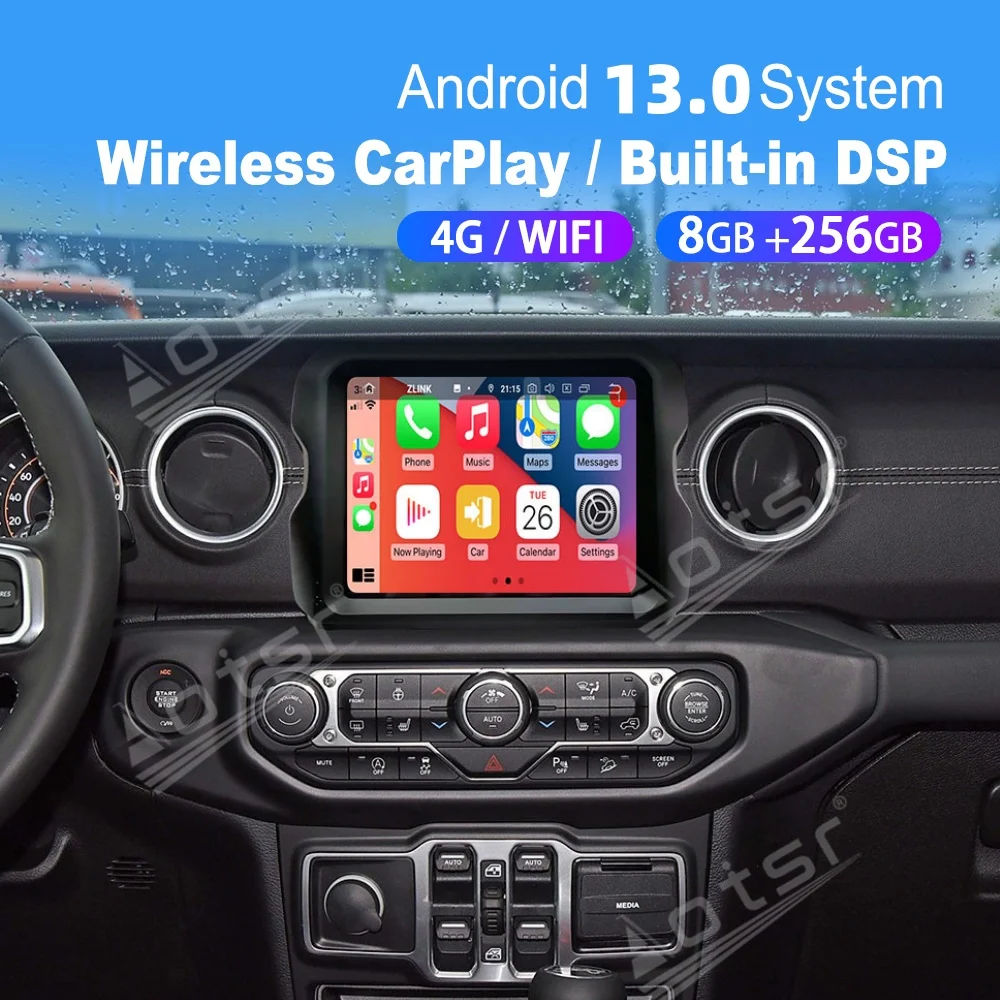 8 Core Carplay Android Car Multimedia Automotive For Jeep Wrangler 2018 2019 2020 Car Stereo Radio GPS Navigation WIFI Head Unit
8 Core Carplay Android Car Multimedia Automotive For Jeep Wrangler 2018 2019 2020 Car Stereo Radio GPS Navigation WIFI Head Unit