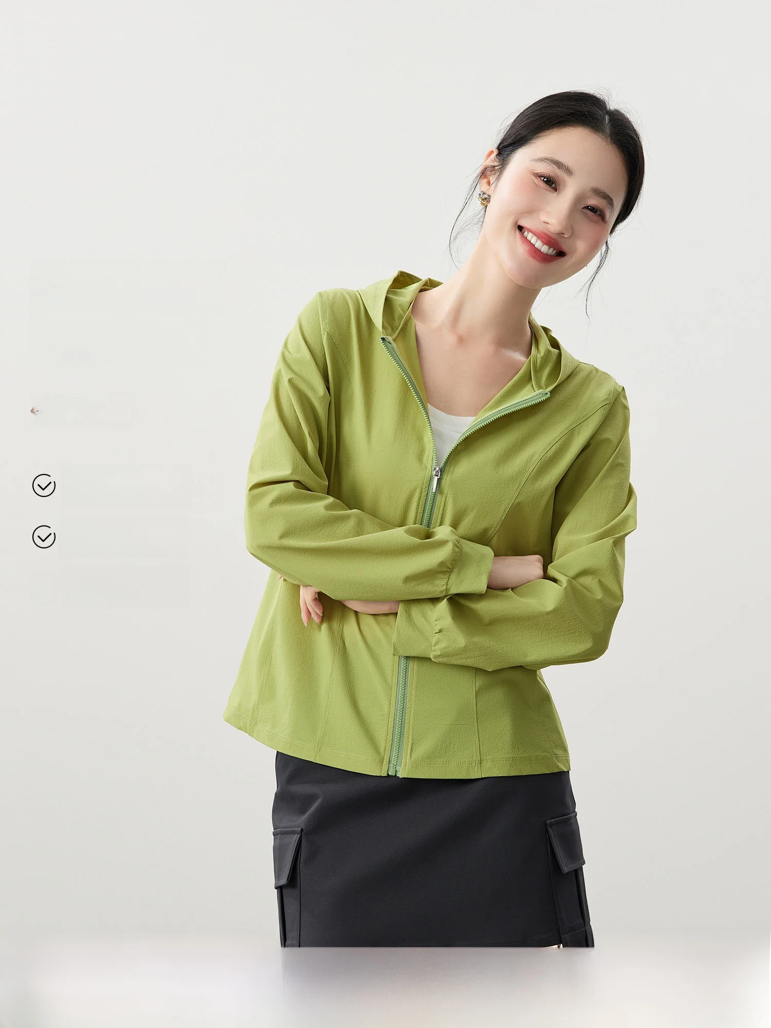 Morning Light UPF50 Lightweight Original Yarn Hooded Waist-Cinching Outerwear Women's Spring 2026 New Style Nylon Spandex
Morning Light UPF50 Lightweight Original Yarn Hooded Waist-Cinching Outerwear Women's Spring 2026 New Style Nylon Spandex