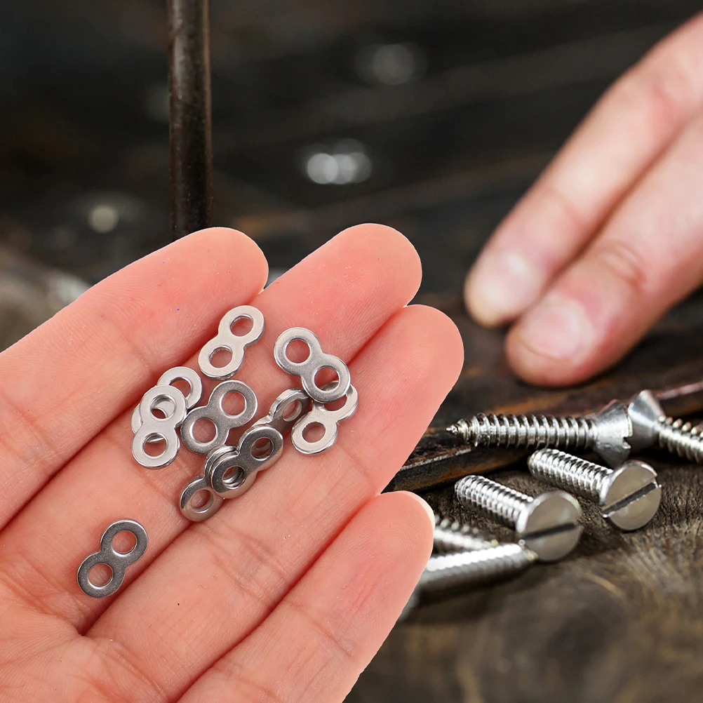 100pcs 8-Shaped Connector Stainless Steel Tabletop Fasteners Tabletop Desktop Furniture Hardware Fastener
100pcs 8-Shaped Connector Stainless Steel Tabletop Fasteners Tabletop Desktop Furniture Hardware Fastener