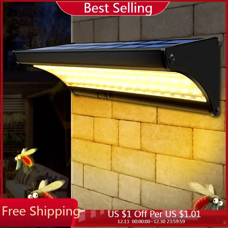Solar Wall Light Outdoor Waterproof Warm Solar Lamp Aluminum Lighting Solar PLamps for Garden House Fence Door Flood Light
Solar Wall Light Outdoor Waterproof Warm Solar Lamp Aluminum Lighting Solar PLamps for Garden House Fence Door Flood Light
