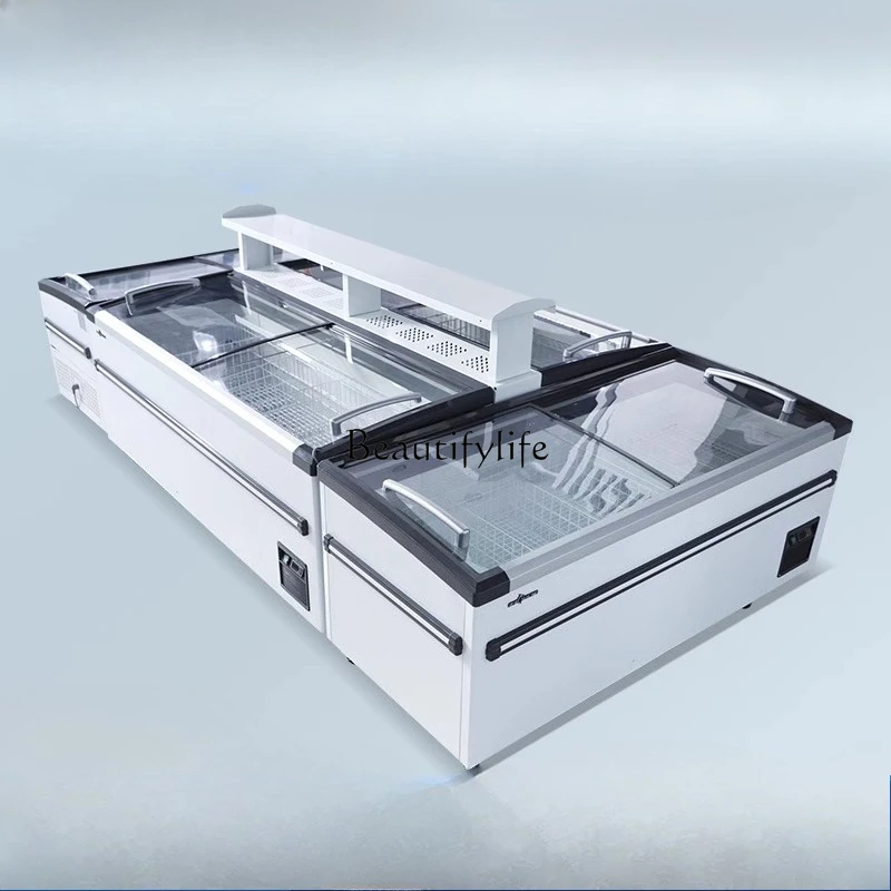 05Commercial large-capacity display cabinet Horizontal curved supermarket refrigerator ice cream cabinet
05Commercial large-capacity display cabinet Horizontal curved supermarket refrigerator ice cream cabinet