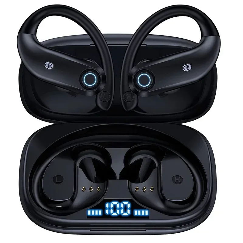 Bluetooth Headphones, Wireless Sports Earbuds Waterproof with Mic, Stereo in-Ear Earphones,Noise Cancelling Headsets for Running
Bluetooth Headphones, Wireless Sports Earbuds Waterproof with Mic, Stereo in-Ear Earphones,Noise Cancelling Headsets for Running