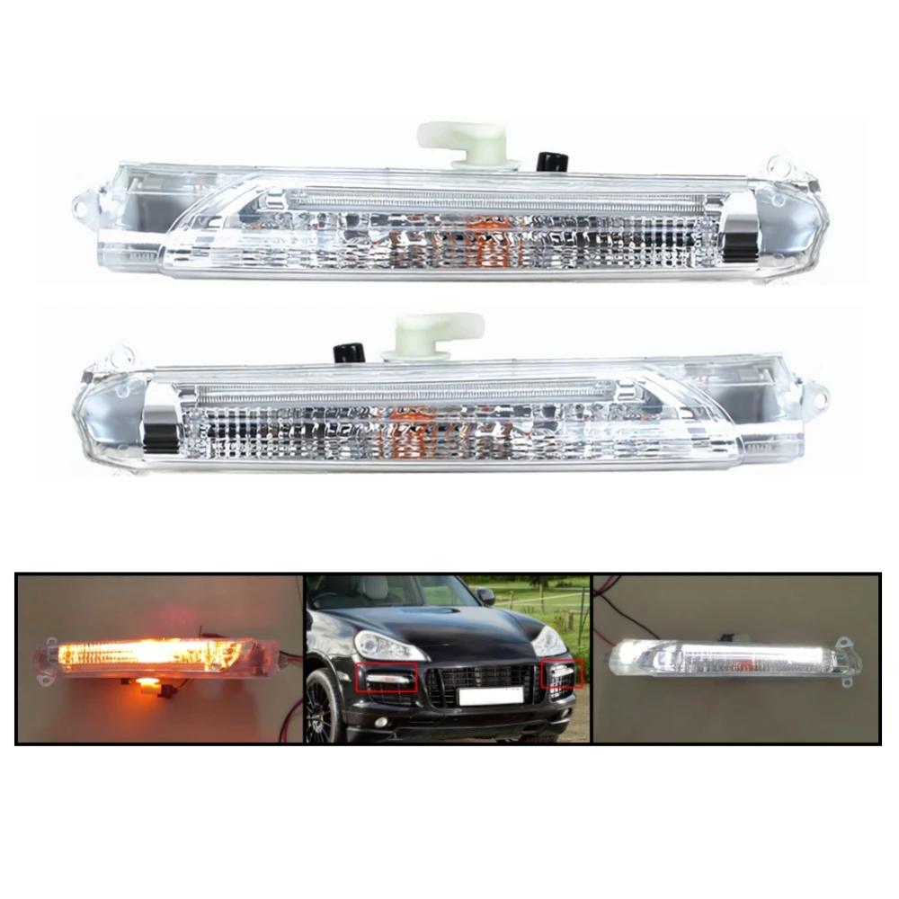 Day Time Running Lights For Porsche Cayenne GTS Turbo 2007 - 2010 Front Turn Signal DRL Accessories Parts
Day Time Running Lights For Porsche Cayenne GTS Turbo 2007 - 2010 Front Turn Signal DRL Accessories Parts