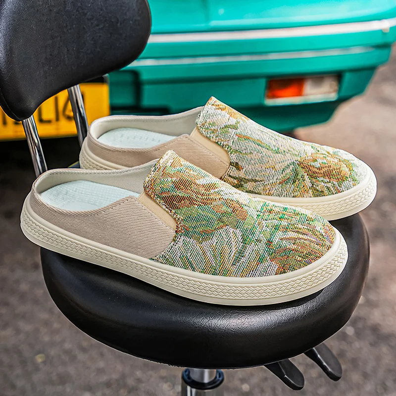 Summer Men Comfort Lightweight Home Casual Half Slippers Breathable Soft Sole Non Slip Lazy Slide Sandals IndoorOutdoorDailyWear
Summer Men Comfort Lightweight Home Casual Half Slippers Breathable Soft Sole Non Slip Lazy Slide Sandals IndoorOutdoorDailyWear