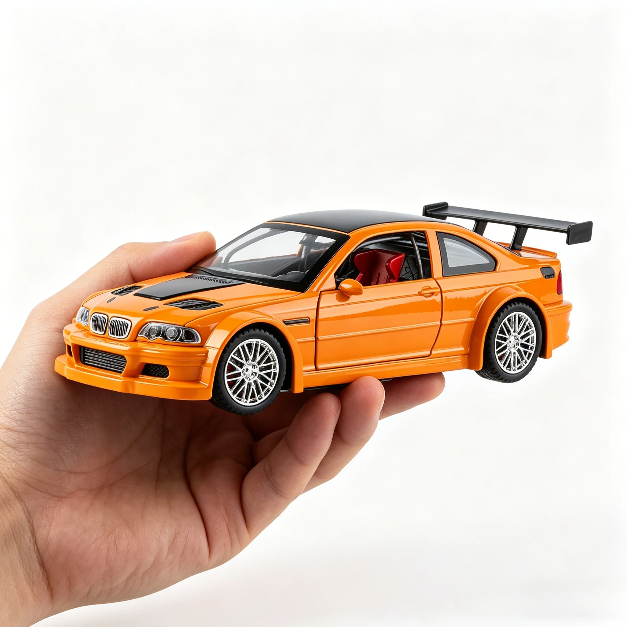 Масштабная модель спортивного автомобиля BMW M3 GTR E46 Coupe 1:24, литая из металла, с эффектами звука и света, для гонок по трассе, игрушка для детей, подарок
Масштабная модель спортивного автомобиля BMW M3 GTR E46 Coupe 1:24, литая из металла, с эффектами звука и света, для гонок по трассе, игрушка для детей, подарок