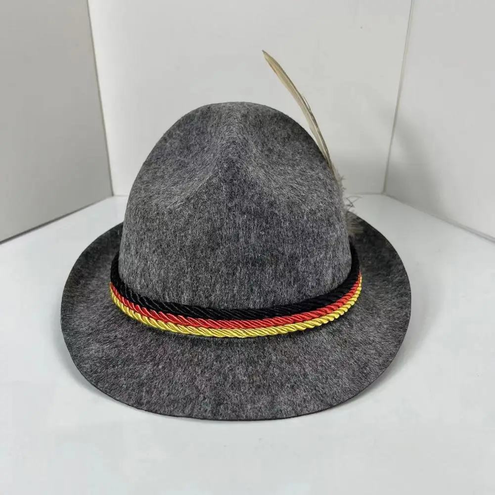 Cosplay Events Hat Vintage Hat Style Oktoberfest Fedora with Feather Rope Decor for 1920s Themed Parties Cosplay Events Unisex
Cosplay Events Hat Vintage Hat Style Oktoberfest Fedora with Feather Rope Decor for 1920s Themed Parties Cosplay Events Unisex