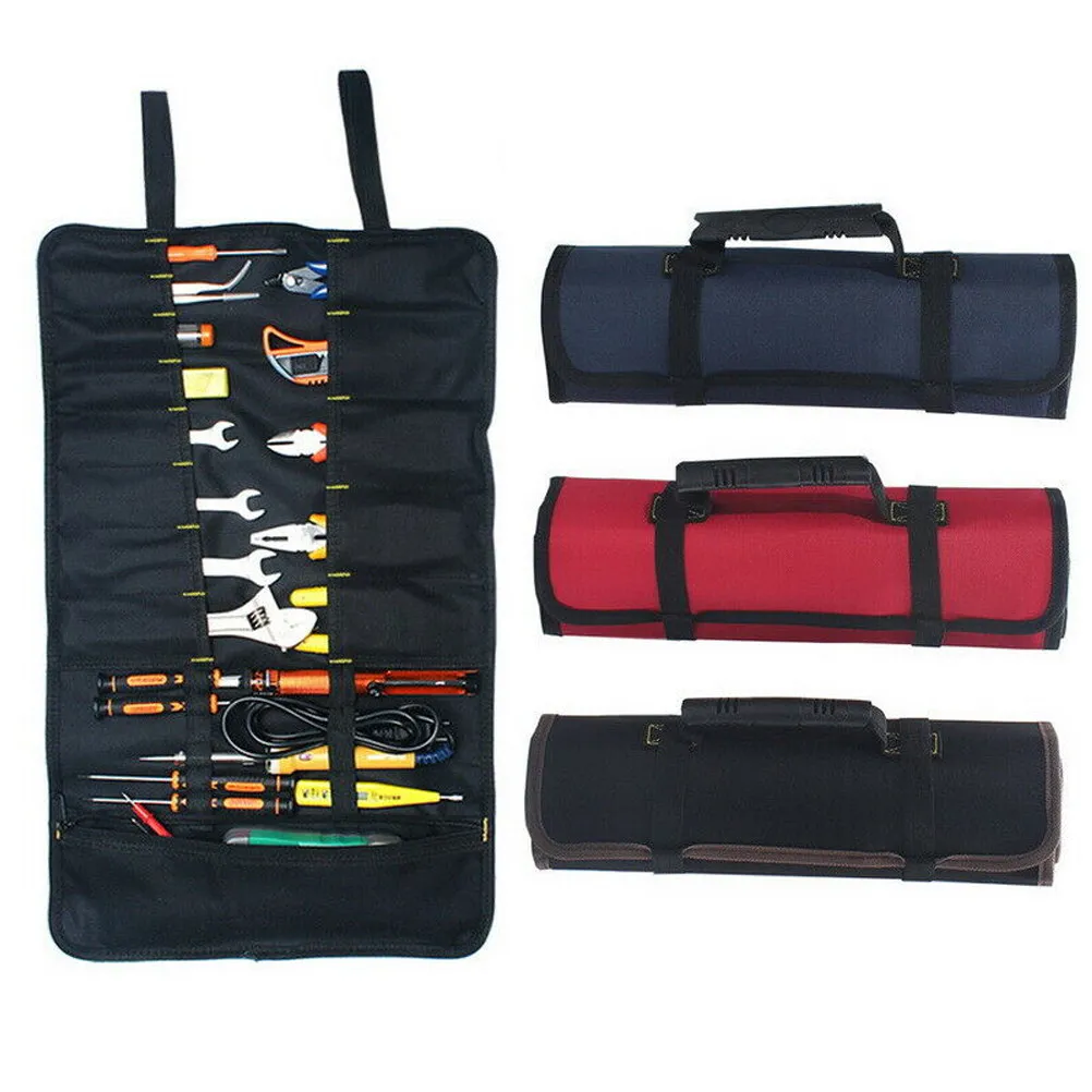 Electrician Repair Tool Roll Organizer Multifunctional Utility Tool Bag Oxford Cloth Heavy Duty Waterproof Portable for Car
Electrician Repair Tool Roll Organizer Multifunctional Utility Tool Bag Oxford Cloth Heavy Duty Waterproof Portable for Car