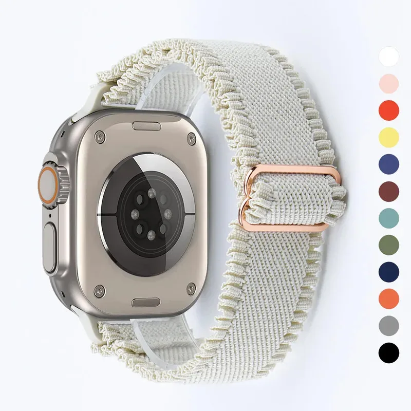 Эластичный ремешок для Apple Watch Ultra 2 49 мм 45 мм 44 мм 42 мм Нейлоновая петля для Iwatch Series 9 8 SE 7 6 5 4 3 40 мм 41 мм 38 мм Браслет
Эластичный ремешок для Apple Watch Ultra 2 49 мм 45 мм 44 мм 42 мм Нейлоновая петля для Iwatch Series 9 8 SE 7 6 5 4 3 40 мм 41 мм 38 мм Браслет