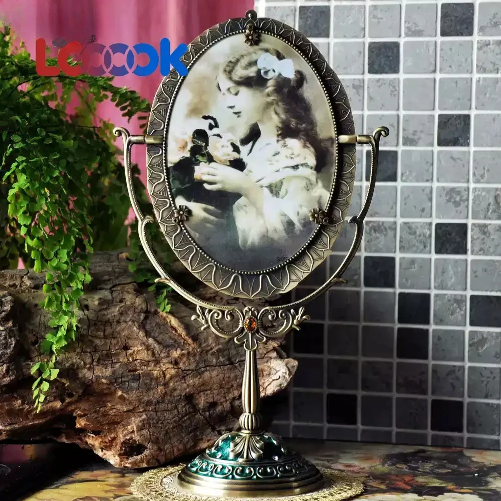 Double Sided Table Makeup Mirror Princess Style Vanity Mirror Cosmetic Decorative Ornament Gift for Women Daily Dressing Use
Double Sided Table Makeup Mirror Princess Style Vanity Mirror Cosmetic Decorative Ornament Gift for Women Daily Dressing Use
