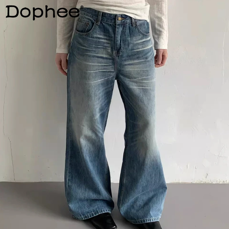 Fashion Curved Jeans Men 2026 Four Seasons Wear New Loose Straight Comfort Wide-Leg Denim Pants Zipper Handsome Denim Trousers
Fashion Curved Jeans Men 2026 Four Seasons Wear New Loose Straight Comfort Wide-Leg Denim Pants Zipper Handsome Denim Trousers