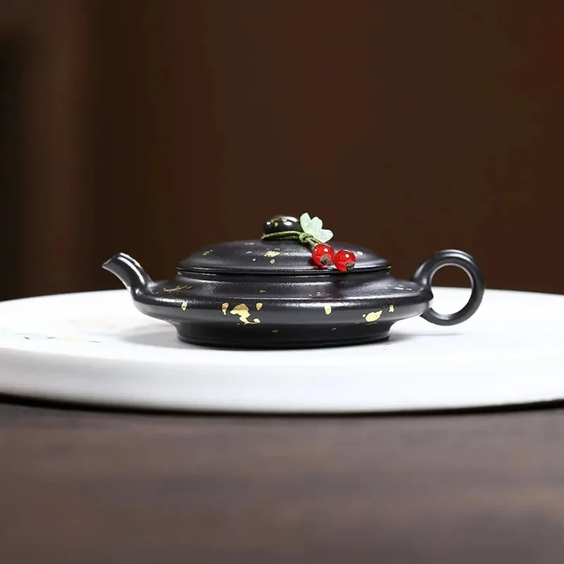 50ml Chinese Yixing Purple Clay Teapot Household Small Capacity Tea Pot Tradition Handmade Beauty Kettle Chinese Zisha Tea Set
50ml Chinese Yixing Purple Clay Teapot Household Small Capacity Tea Pot Tradition Handmade Beauty Kettle Chinese Zisha Tea Set