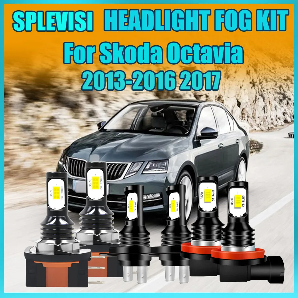 H15 H7 Car LED Headlight Lamp Bulb Hi Beam/DRL Low Beam Fog Light Plug&play 6000K For Skoda Octavia 2013 2014 2015 2016 2017
H15 H7 Car LED Headlight Lamp Bulb Hi Beam/DRL Low Beam Fog Light Plug&play 6000K For Skoda Octavia 2013 2014 2015 2016 2017