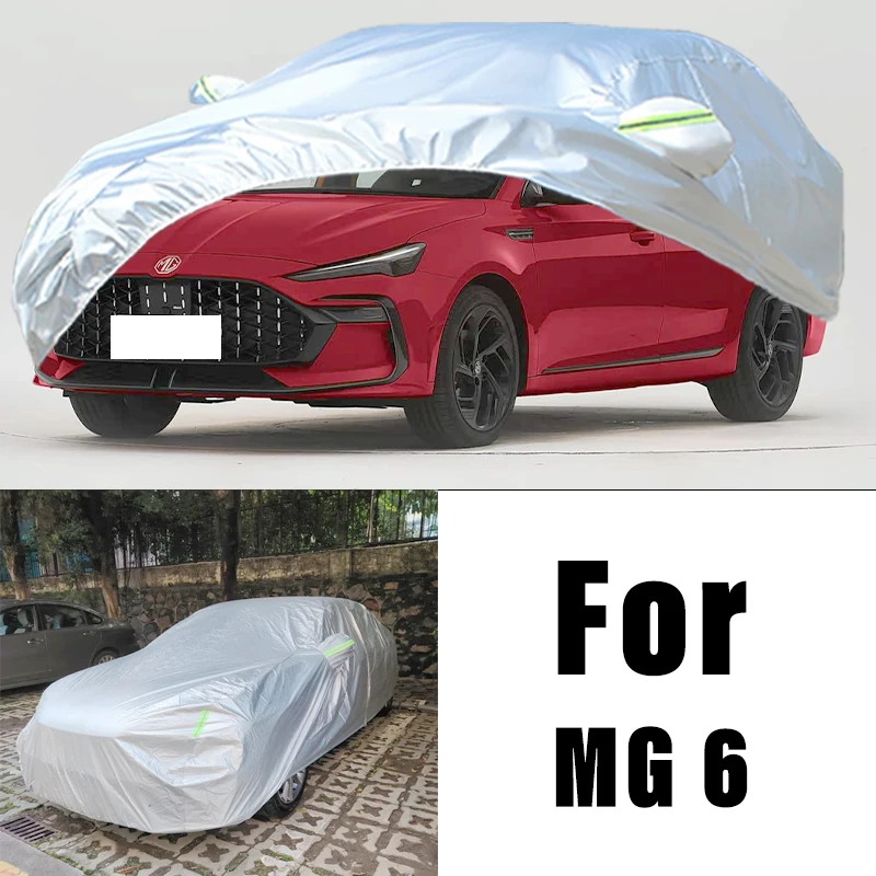 Для MG 6, наружная защита, полный автомобильный чехол, снежный чехол, солнцезащитный козырек, водонепроницаемый, пылезащитный, внешние автомобильные аксессуары 
Для MG 6, наружная защита, полный автомобильный чехол, снежный чехол, солнцезащитный козырек, водонепроницаемый, пылезащитный, внешние автомобильные аксессуары