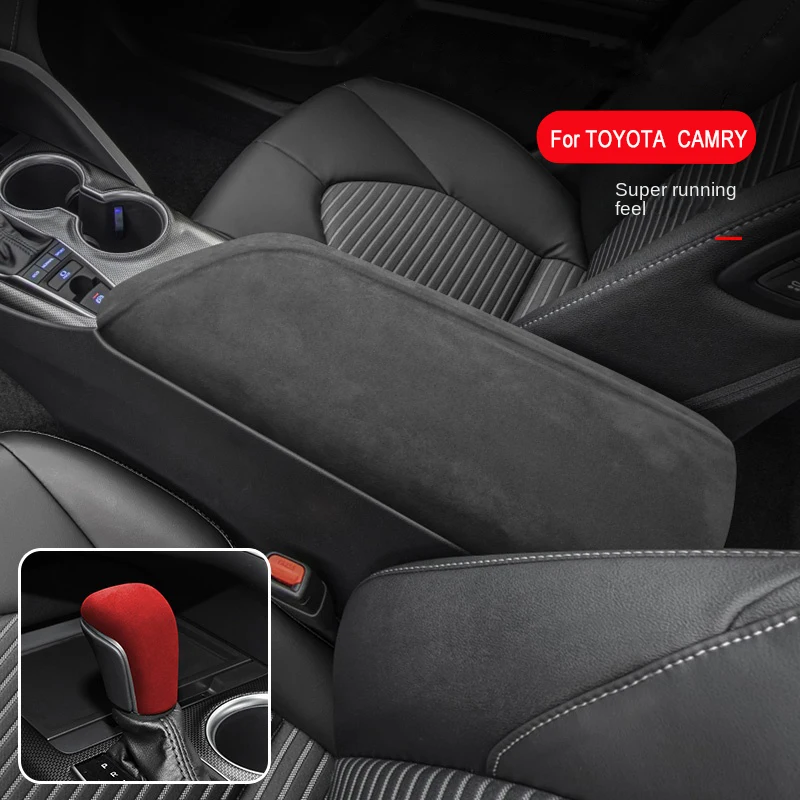 Alcan tara Interior Central Gear Lever Shifter Cover Armrest Box Lid Sheath Shell Case For Toyota Camry 2018 2019 2020 2021 2022
Alcan tara Interior Central Gear Lever Shifter Cover Armrest Box Lid Sheath Shell Case For Toyota Camry 2018 2019 2020 2021 2022