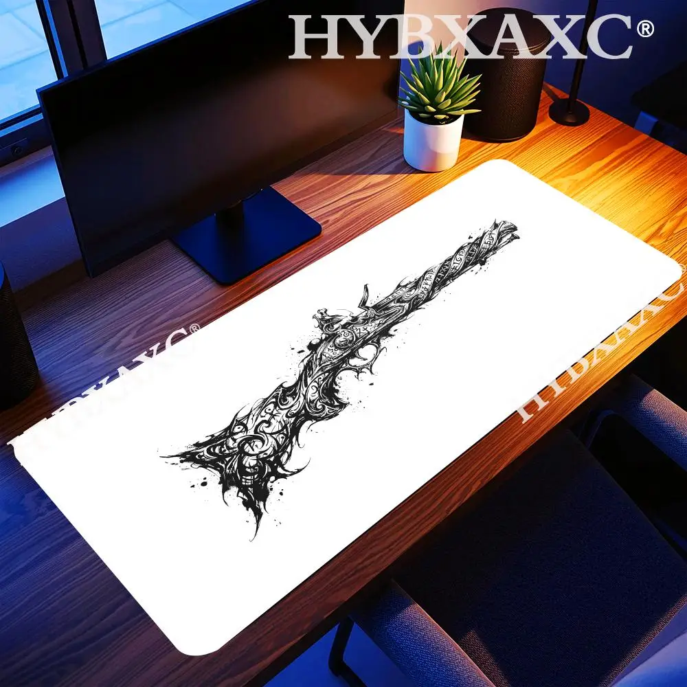 HYBXAXC Black White Sketch Gun Mouse Pad Anti Slip Rubber Base Desk Mat For Gaming Office Laptop
HYBXAXC Black White Sketch Gun Mouse Pad Anti Slip Rubber Base Desk Mat For Gaming Office Laptop