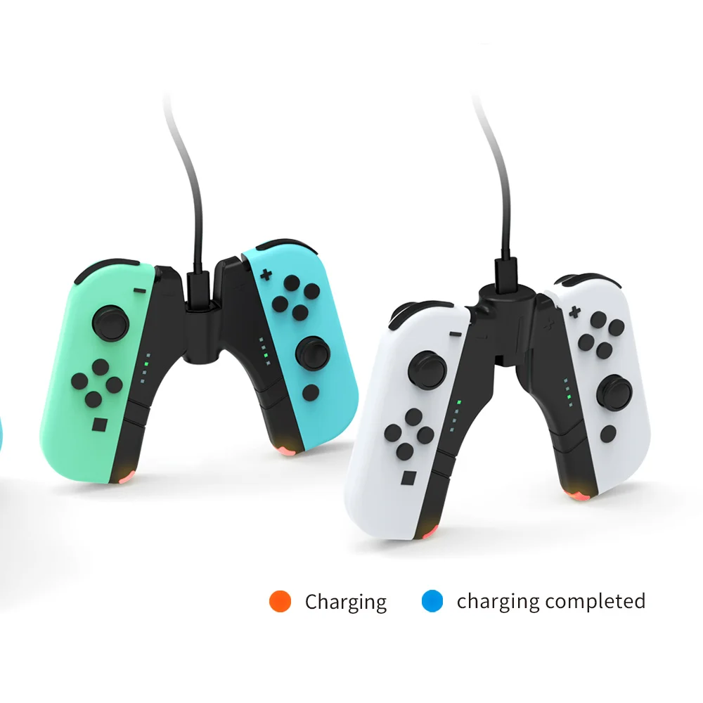 4 In 1 Game Controller Handle Charging Dock For Switch/Switch OLED Joypad Gamepad Charger Stand Type-C Charger Accessory Durable
4 In 1 Game Controller Handle Charging Dock For Switch/Switch OLED Joypad Gamepad Charger Stand Type-C Charger Accessory Durable
