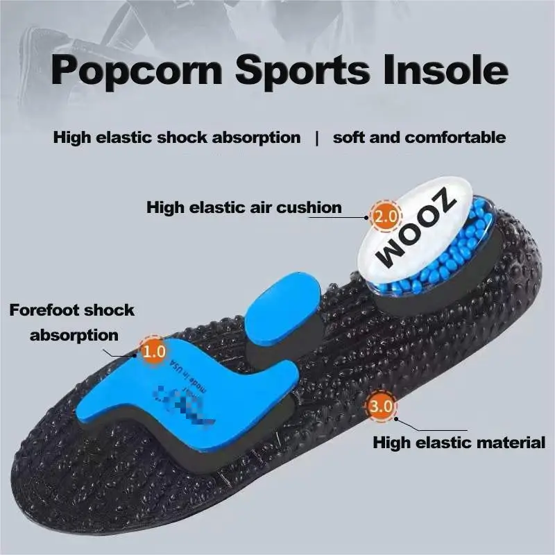 EVA shock absorption Sport insoles Memory Foam Breathable Cushion Running Insoles for Feet Man Women Orthopedic Insoles
EVA shock absorption Sport insoles Memory Foam Breathable Cushion Running Insoles for Feet Man Women Orthopedic Insoles