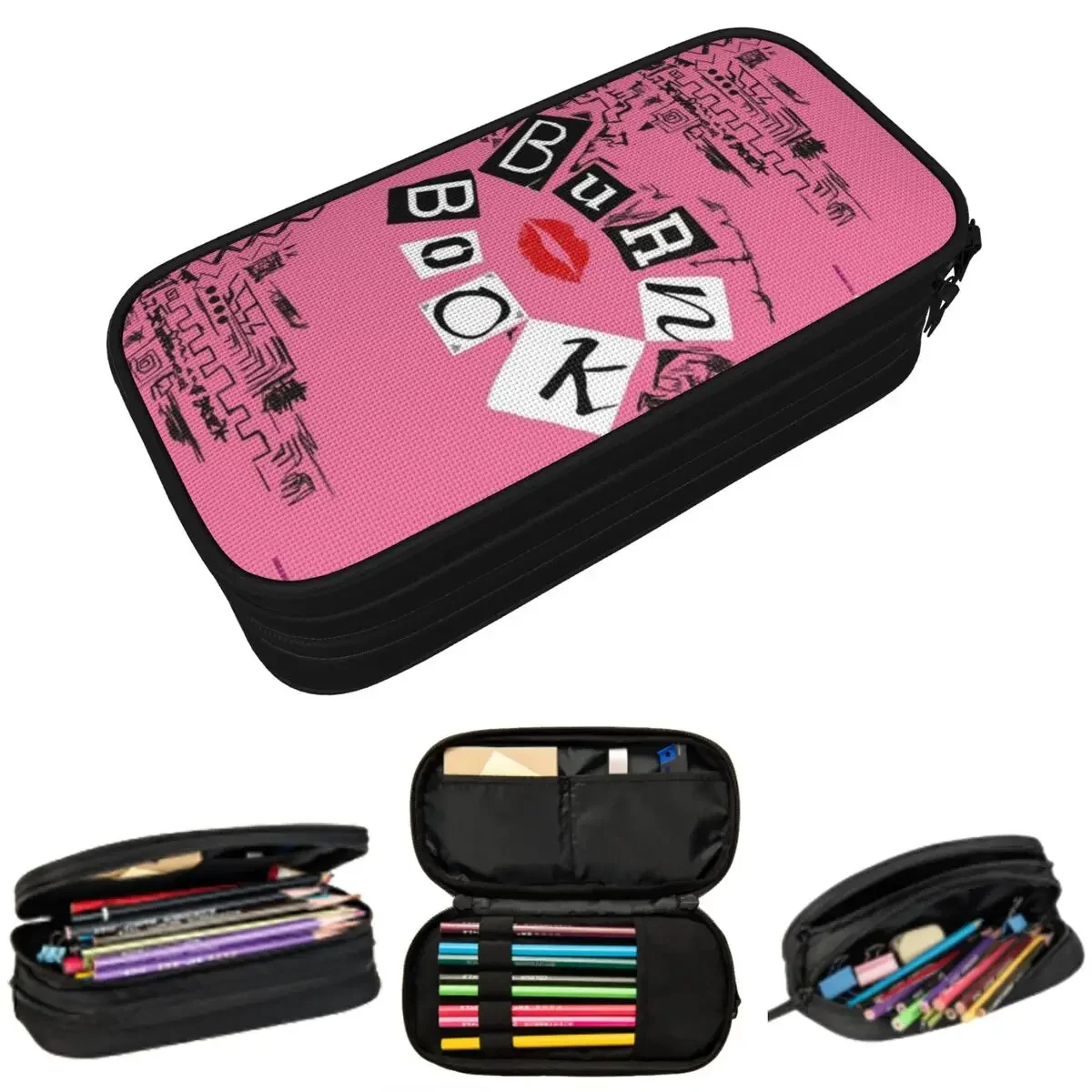Burn Book Pencil Cases Large Storage Pen Bags Pen Box Pencil Pouch For Boys Girls Students Stationery School Office
Burn Book Pencil Cases Large Storage Pen Bags Pen Box Pencil Pouch For Boys Girls Students Stationery School Office