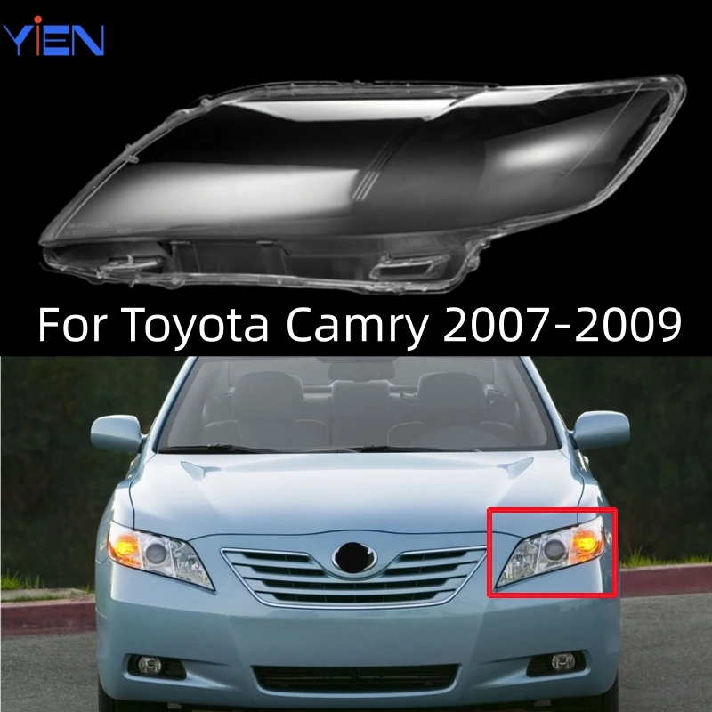 For Toyota Camry 2007 2008 2009 Car Front Headlight Glass Cover Transparent Replacement Lampshade PC Headlight Shell Cover
For Toyota Camry 2007 2008 2009 Car Front Headlight Glass Cover Transparent Replacement Lampshade PC Headlight Shell Cover