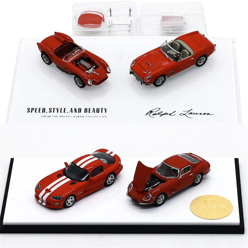 GFCC 1:64 Scale California & 250 Testa Twin Cars Set Diecast Alloy Vehicle Model Collection Display Gift
GFCC 1:64 Scale California & 250 Testa Twin Cars Set Diecast Alloy Vehicle Model Collection Display Gift