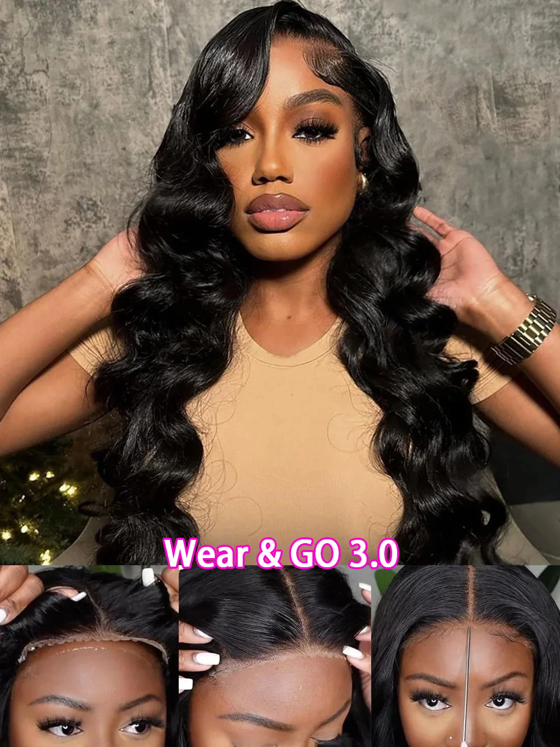 Glueless Wig Human Hair Body Wave Ready To Wear 30inch 5x5 HD Lace Closure Wigs Human Hair Brazilan Pre Plucked 200% Density
Glueless Wig Human Hair Body Wave Ready To Wear 30inch 5x5 HD Lace Closure Wigs Human Hair Brazilan Pre Plucked 200% Density