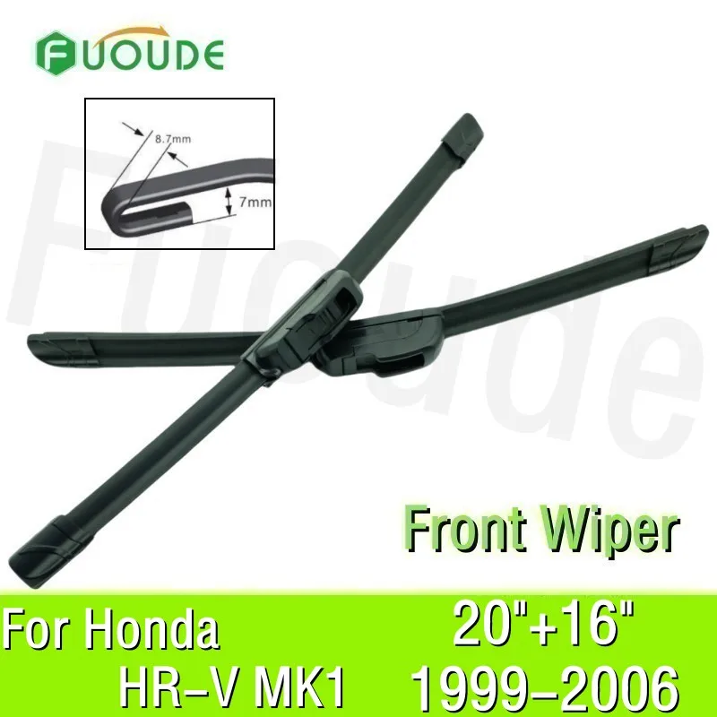 Wiper Blade For Honda HR-V MK1 20"+16" Car Windshield Windscreen Rubber 2006 2005 2004 2003 2002 2001 2000 1999 
Wiper Blade For Honda HR-V MK1 20"+16" Car Windshield Windscreen Rubber 2006 2005 2004 2003 2002 2001 2000 1999