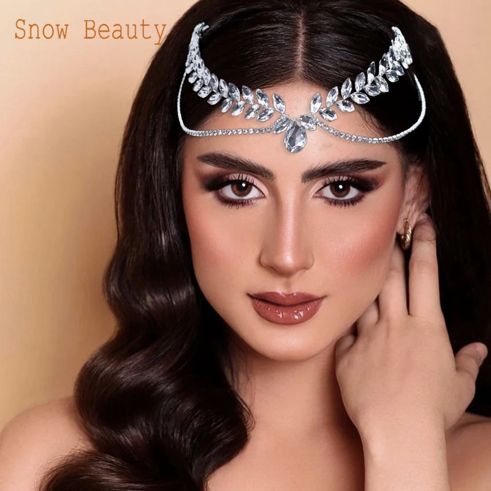 DZ039 Bridal Headwear Silver Women Hair Jewelry Crystal Pageant Headdress Rhinestone Bride Headband Bridesmaid Forehead Band
DZ039 Bridal Headwear Silver Women Hair Jewelry Crystal Pageant Headdress Rhinestone Bride Headband Bridesmaid Forehead Band