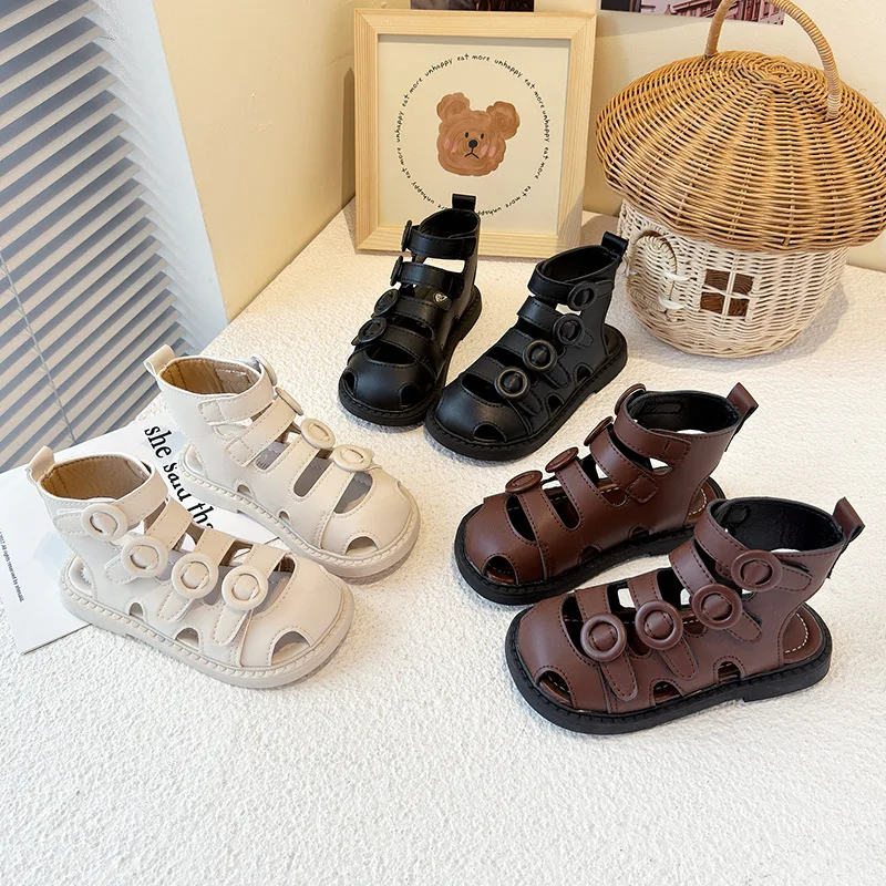 Children's Simple Casual Solid Color Mid Tube Roman Shoes Cool Comfortable Beach Sandals Child Summer 2025 Comfortable
Children's Simple Casual Solid Color Mid Tube Roman Shoes Cool Comfortable Beach Sandals Child Summer 2025 Comfortable
