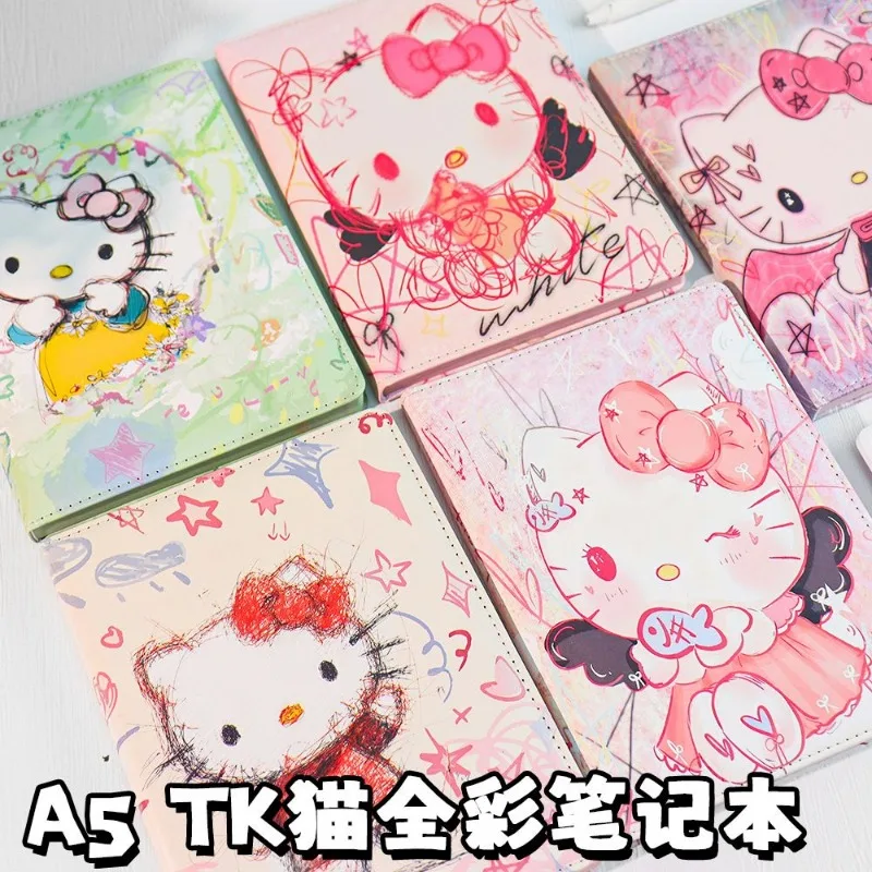 Cartoon Hello Kitty Kawaii A5 Notebook Cute Cartoon Leather Cover Colorful Pages Journal Planner Stationery for Daily Use Gifts
Cartoon Hello Kitty Kawaii A5 Notebook Cute Cartoon Leather Cover Colorful Pages Journal Planner Stationery for Daily Use Gifts
