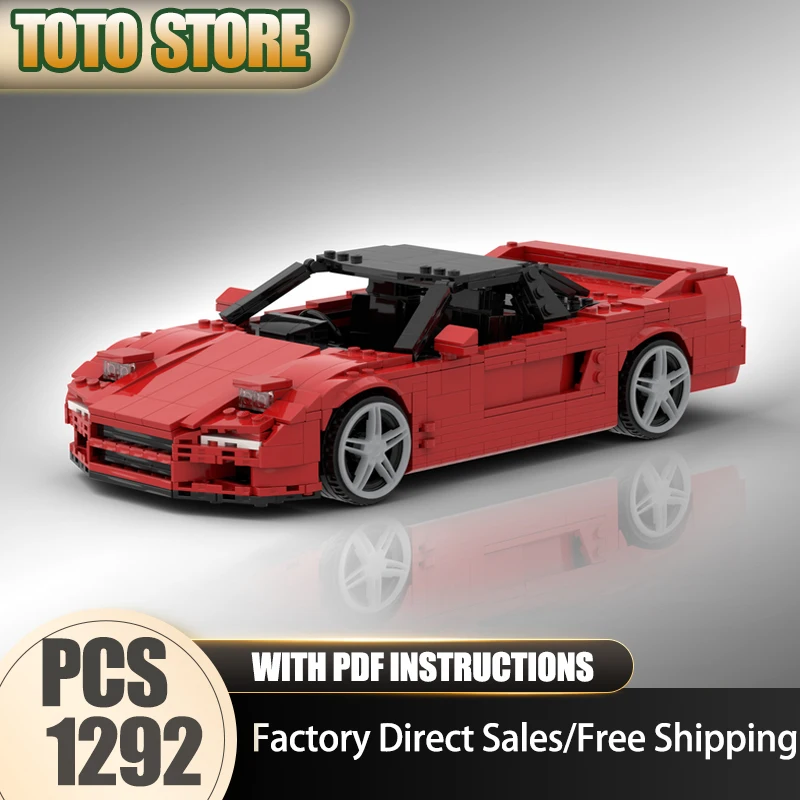 Super Sports Car Moc Building Blocks NSX (1990) Champion Speed Cars Technology Brick DIY Assembly Construction Model Toy Gifts
Super Sports Car Moc Building Blocks NSX (1990) Champion Speed Cars Technology Brick DIY Assembly Construction Model Toy Gifts