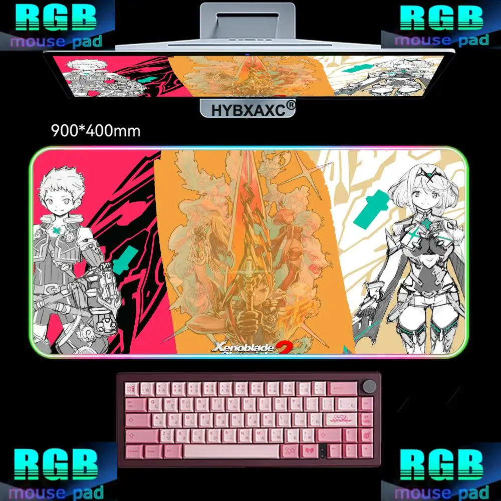 RGB Large Mouse Pad Xenoblade Chronicles Gaming Carpet Computer Office Accessories Mouse Mats Bottom Anti slip Keyboard Mausepad
RGB Large Mouse Pad Xenoblade Chronicles Gaming Carpet Computer Office Accessories Mouse Mats Bottom Anti slip Keyboard Mausepad