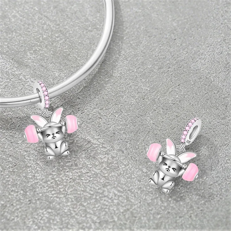2026 New 925 Sterling Silver Fitness Rabbit Charm Pendant Fit Original Bracelet DIY Women Exquisite Anniversary Jewelry Gifts
2026 New 925 Sterling Silver Fitness Rabbit Charm Pendant Fit Original Bracelet DIY Women Exquisite Anniversary Jewelry Gifts