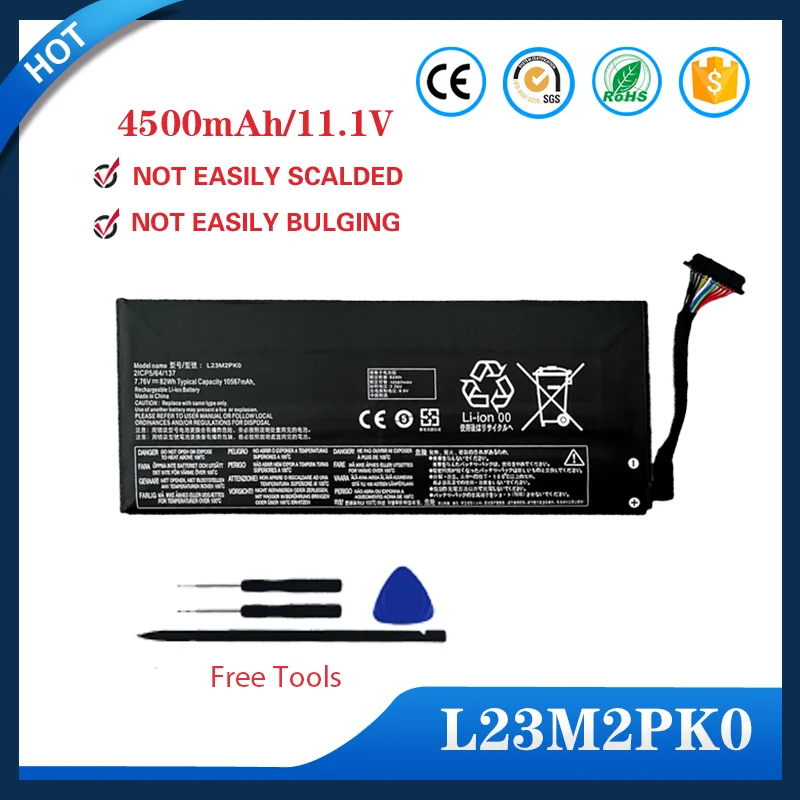 L23M2PK0 Laptop Battery 7.7V 82WH High Capacity Replacement For Lenovo Legion Go 8APU1 Gaming Handheld PC
L23M2PK0 Laptop Battery 7.7V 82WH High Capacity Replacement For Lenovo Legion Go 8APU1 Gaming Handheld PC