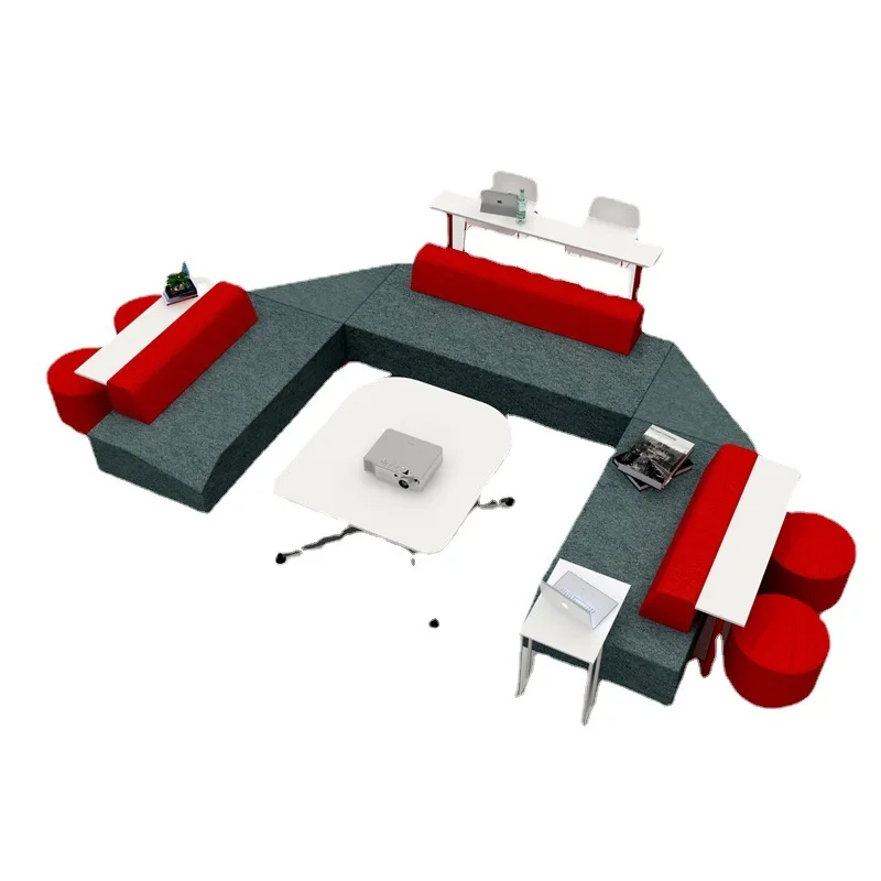 Information Island Sofa Business Meeting Group Learning Discussion School Combination Fabric Sofa with Coffee Table
Information Island Sofa Business Meeting Group Learning Discussion School Combination Fabric Sofa with Coffee Table